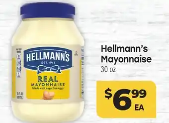 Tony’s Fresh Market Hellmann's Mayonnaise offer