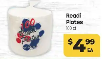 Tony’s Fresh Market Readi Plates offer