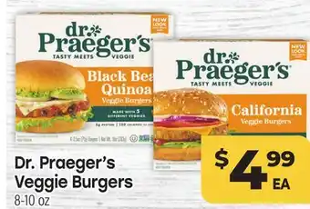 Tony’s Fresh Market Dr. Praeger's Veggie Burgers offer