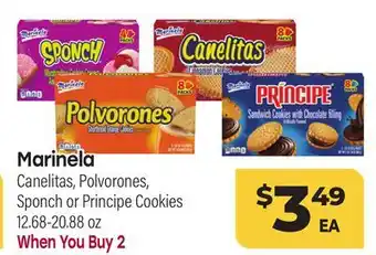 Tony’s Fresh Market Marinela Canelitas, Sponch or Principe Cookies offer