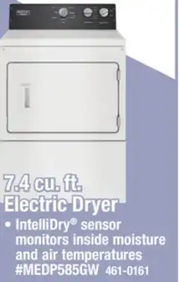 Menards Maytag 7.4 cu ft White Commercial-Grade Residential Dryer offer
