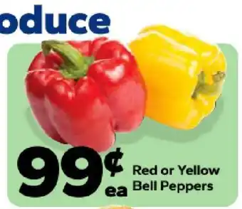 Save a Lot Red or Yellow Bell Peppers offer