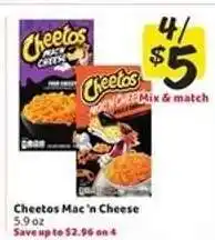 Winn Dixie Cheetos Mac'N Cheese offer