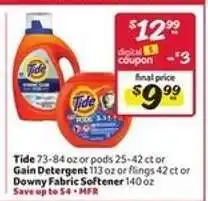 Winn Dixie Tide/Gain/Downy offer