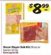 Winn Dixie Oscar Mayer Sub Kit offer