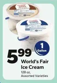 Save a Lot World's Fair Ice Cream offer