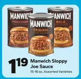 Save a Lot Manwich sloppy joe sauce offer