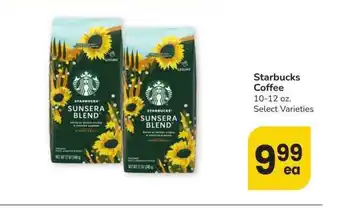 Albertsons Starbucks Coffee - 10-12 oz. Select Varieties offer