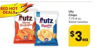Albertsons Utz Chips - 7.75-8 oz. Select Varieties offer