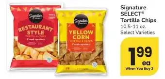 Albertsons Signature SELECT Tortilla Chips - 10.5-11 oz. Select Varieties offer