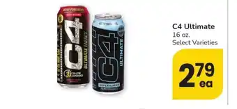 Albertsons C4 Ultimate - 16 oz. Select Varieties offer