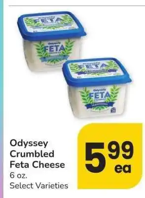 Albertsons Odyssey Crumbled Feta Cheese - 6 oz. Select Varieties offer