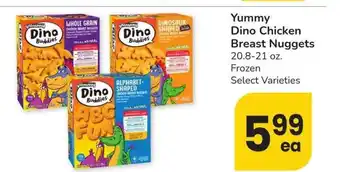 Albertsons Yummy Dino Chicken Breast Nuggets - 20.8-21 oz. Frozen Select Varieties offer