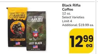 Albertsons Black Rife Coffee - 12 oz. Select Varieties offer