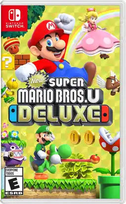 Walmart Super Mario Bros U: Deluxe, Nintendo Switch, [Physical Edition] offer