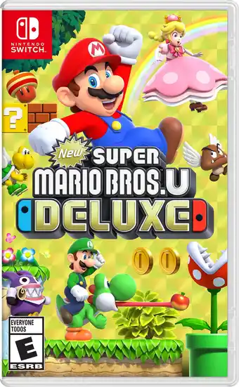 Walmart Super Mario Bros U: Deluxe, Nintendo Switch, [Physical Edition] offer