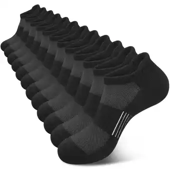 Walmart Loritta Womens Ankle Socks, Athletic Running Socks Cushioned Colored Socks 6 Pairs, Size 6-8 offer
