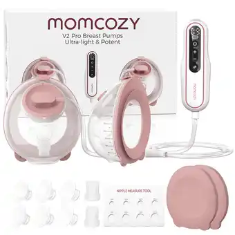 Walmart Momcozy Breast Pump V2 Pro Hospital-Grade, Upgraded Electric Wearable Breast Pump, 24mm offer