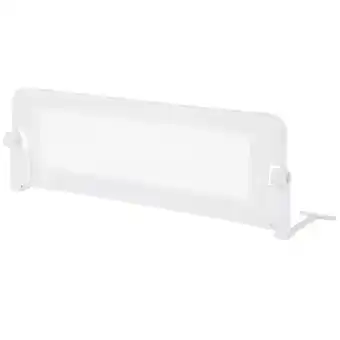 Walmart Costway 1 PCS 42 Toddler Foldable Bed Rail with Adjustable Safety Strap Bedrail Guard White offer