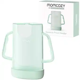 Walmart Momcozy Squeeze Pouch Holder for Food Pouches and Drink Boxes，Comfortable, Green offer