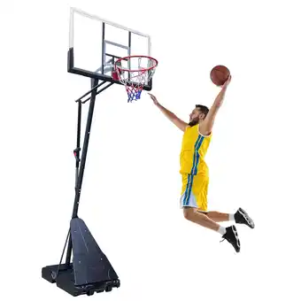 Walmart SUGIFT 54in Portable Basketball Hoop with Polycarbonate Backboard offer