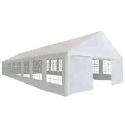 Walmart vidaXL Party Tent Outdoor Canopy Tent Patio Gazebo Marquee Beach Shelter White offer