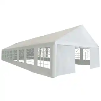 Walmart vidaXL Party Tent Outdoor Canopy Tent Patio Gazebo Marquee Beach Shelter White offer