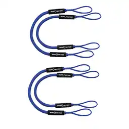 Walmart Extreme Max 3006.3225 BoatTector Bungee Dock Line Value 4-Pack - 4', Blue offer
