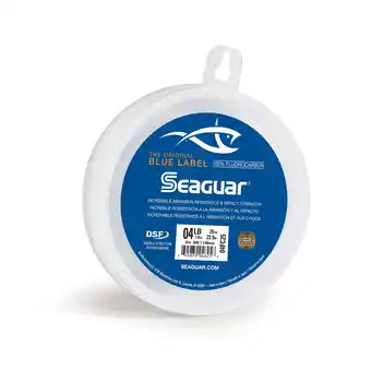 Walmart Seaguar Blue Label 100% Flourocarbon Fishing Line (DSF), 4lbs, 25yds Break Strength/Length - 04FC25 offer