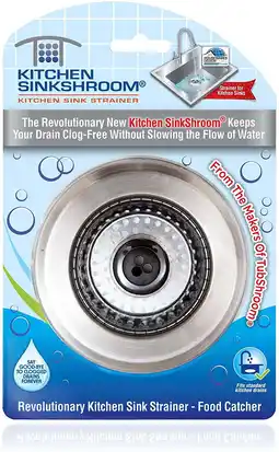 Walmart Kitchen SinkShroom the Amazing Kitchen Sink Strainer and Food Catcher that Keeps Your Drain Clog offer