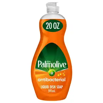 Walmart Palmolive Ultra Concentrated Antibacterial Liquid Dish Soap, Orange Scent - 20 Fluid Ounce offer
