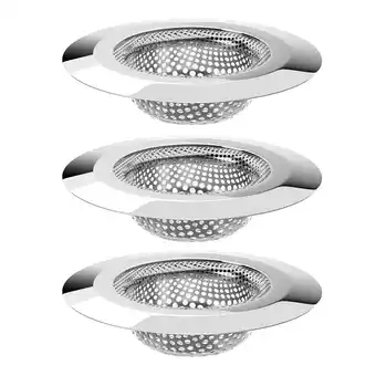 Walmart MR.Siga Stainless Steel Shower Bathtub Drain Hair Catcher for Bathroom, 3 Pack offer