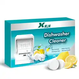 Walmart XKLN Dishwasher Cleaner and Deodorizer Tablets 24 Count Fresh Scent, Removes Odor and Limescale offer