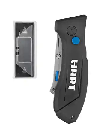 Walmart HART Compact Flip Utility Knife with 10 Blades offer