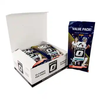 Walmart 2024 Panini Donruss Optic Football Trading Cards Fat Pack 12ct Box offer