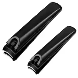 Walmart Nail Clipper, Stainless Steel Fingernails & Toenails Clippers & Nail File Sharp with Case, Set of 2 offer