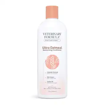 Walmart Veterinary Formula Solutions Ultra Oatmeal Moisturizing Conditioner for Dogs, 17 oz offer