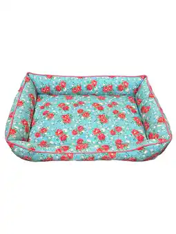 Walmart The Pioneer Woman Vintage Floral Large Pet Bed, 34 x 24 offer