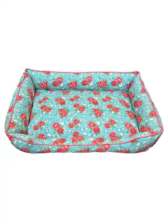 Walmart The Pioneer Woman Vintage Floral Large Pet Bed, 34 x 24 offer