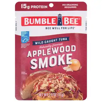 Walmart Bumble Bee, 16g Protein, Applewood Smoke Flavored Pouch Tuna, 2.5 oz offer