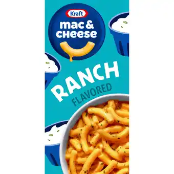Walmart Kraft Ranch Flavored Mac & Cheese Macaroni and Cheese Dinner, 7.25 oz Box offer