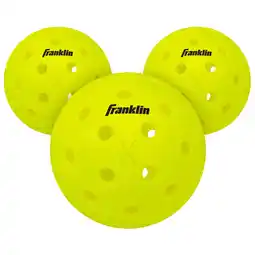 Walmart Franklin Sports X-40 Outdoor Pickleballs - Official Size - Optic - 3 Pack offer