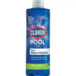 Walmart Clorox Pool&Spa Liquid Super Water Clarifier 32 oz offer