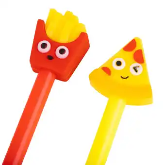 Walmart French Fry and Pizza Novlety Pens, 8 Pack, Simply Sweet Brand offer