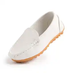 Walmart Bonario Toddler Boys Girls Shoes Slip-On Flats Boat Leather Loafers Moccasin for Little kids offer