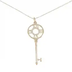 Walmart Pre-Owned Tiffany Atlas Key Necklace (Good) offer
