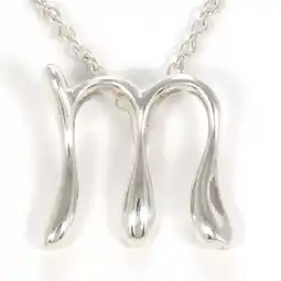 Walmart Pre-Owned Tiffany silver necklace bag total weight approx. 2.1g 41cm (Good) offer