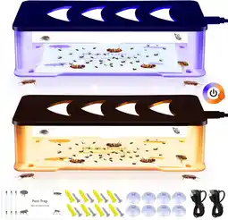 Walmart Home Defense Bed Bug Trap, 2 Traps with 4 Glue Discs, Pesticide Free & Easy To Use offer