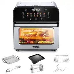 Walmart Whall 12QT Touchscreen Air Fryer Oven with 12 Pre-set Menus and Clear Window, Less Oil offer