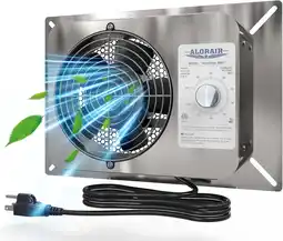 Walmart ALORAIR 300CFM Crawlspace Ventilation Fan with Humidistat,6.7 Inch Foundation Vent Fan offer